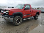 2003 Chevrolet Silverado K2500 Heavy Duty Красный vin: 1GCHK24103E339327