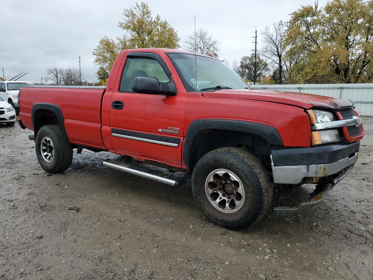 2003 Chevrolet Silverado K2500 Heavy Duty Красный vin: 1GCHK24103E339327