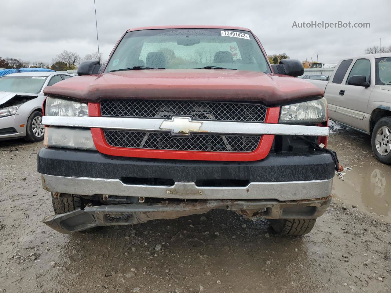 2003 Chevrolet Silverado K2500 Heavy Duty Красный vin: 1GCHK24103E339327