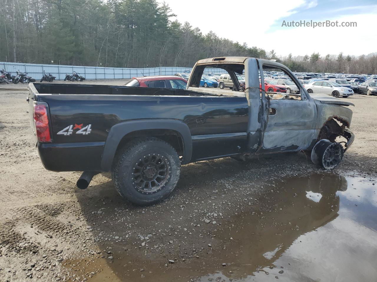 2003 Chevrolet Silverado K2500 Heavy Duty Black vin: 1GCHK24143E162300