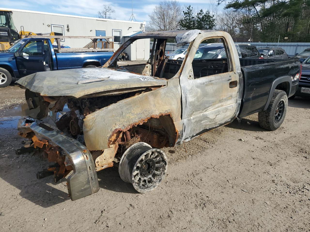 2003 Chevrolet Silverado K2500 Heavy Duty Black vin: 1GCHK24143E162300