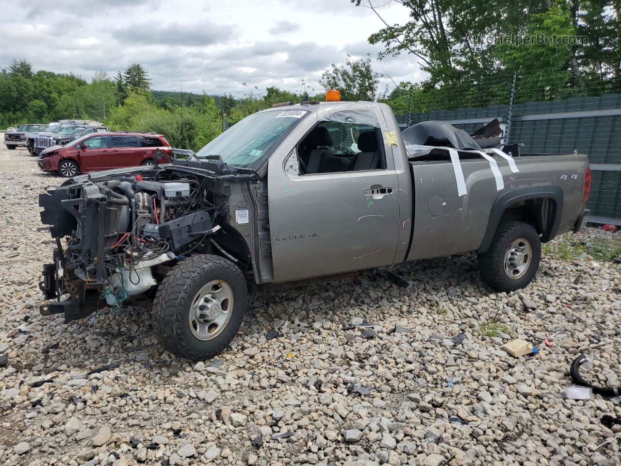 2008 Chevrolet Silverado K2500 Heavy Duty Зеленый vin: 1GCHK24K48E140474