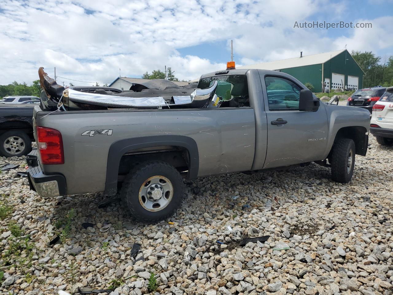 2008 Chevrolet Silverado K2500 Heavy Duty Зеленый vin: 1GCHK24K48E140474