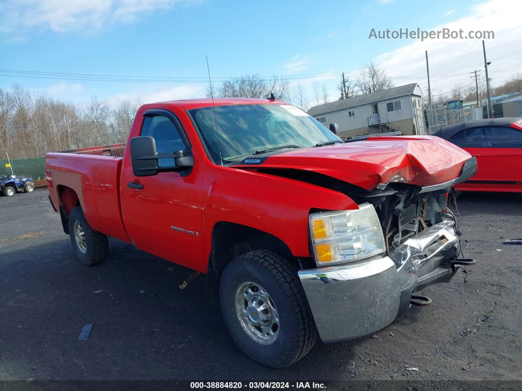 2008 Chevrolet Silverado 2500hd Lt1 Red vin: 1GCHK24K88E166558