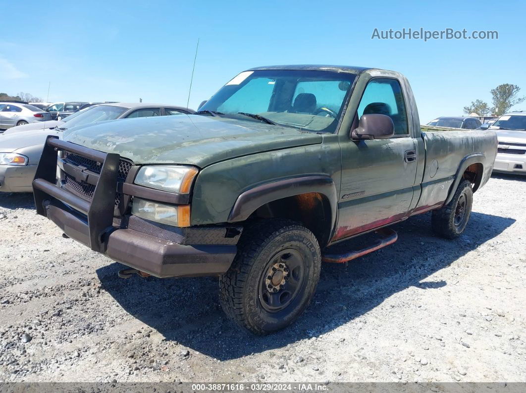 2003 Chevrolet Silverado 2500hd Work Truck Зеленый vin: 1GCHK24U33E143070