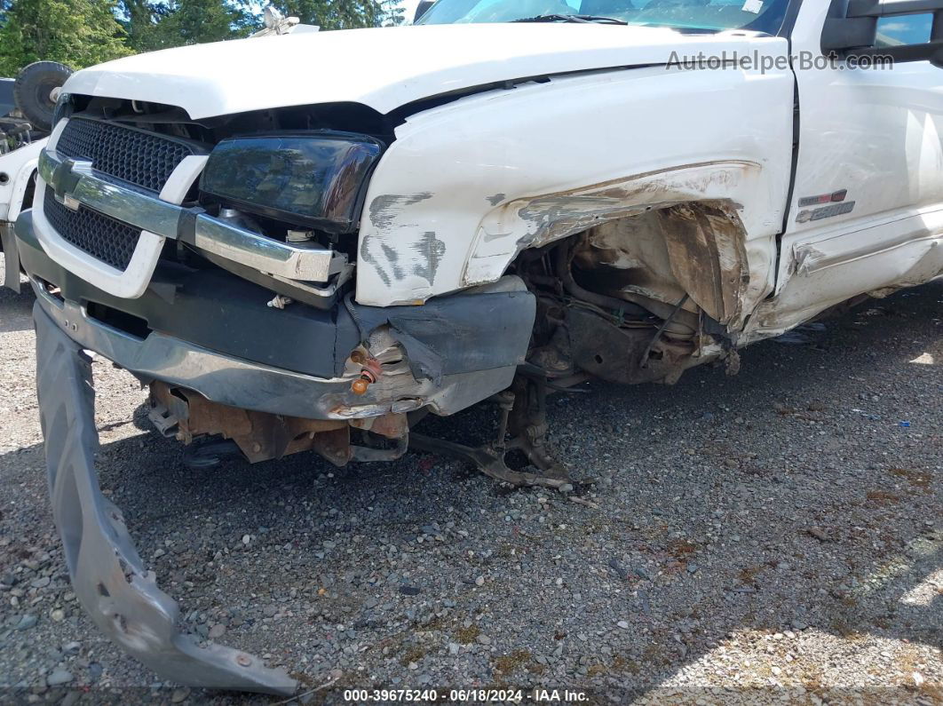 2003 Chevrolet Silverado 2500hd Ls White vin: 1GCHK29103E181354