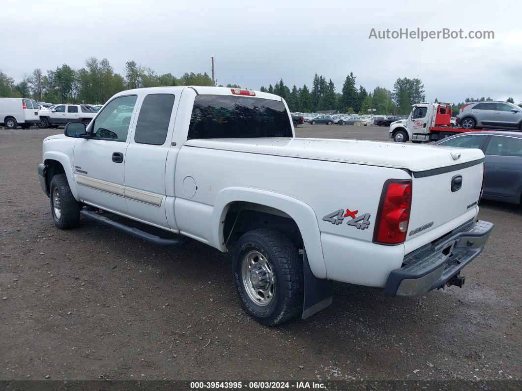 2003 Chevrolet Silverado 2500hd Lt White vin: 1GCHK29123E340648