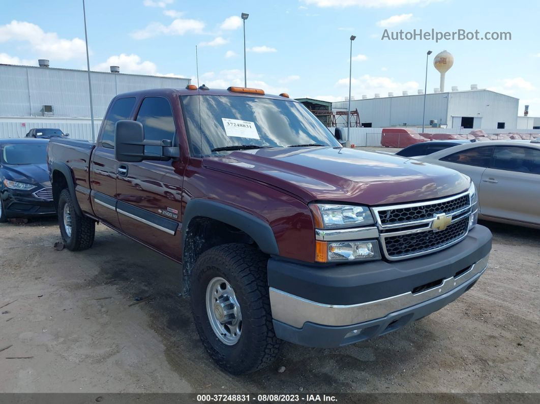 2003 Chevrolet Silverado 2500hd Ls Burgundy vin: 1GCHK29173E312487