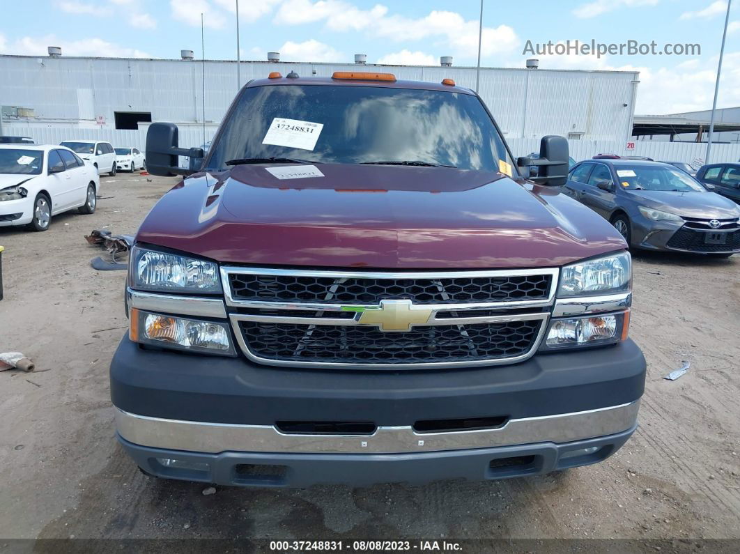 2003 Chevrolet Silverado 2500hd Ls Burgundy vin: 1GCHK29173E312487