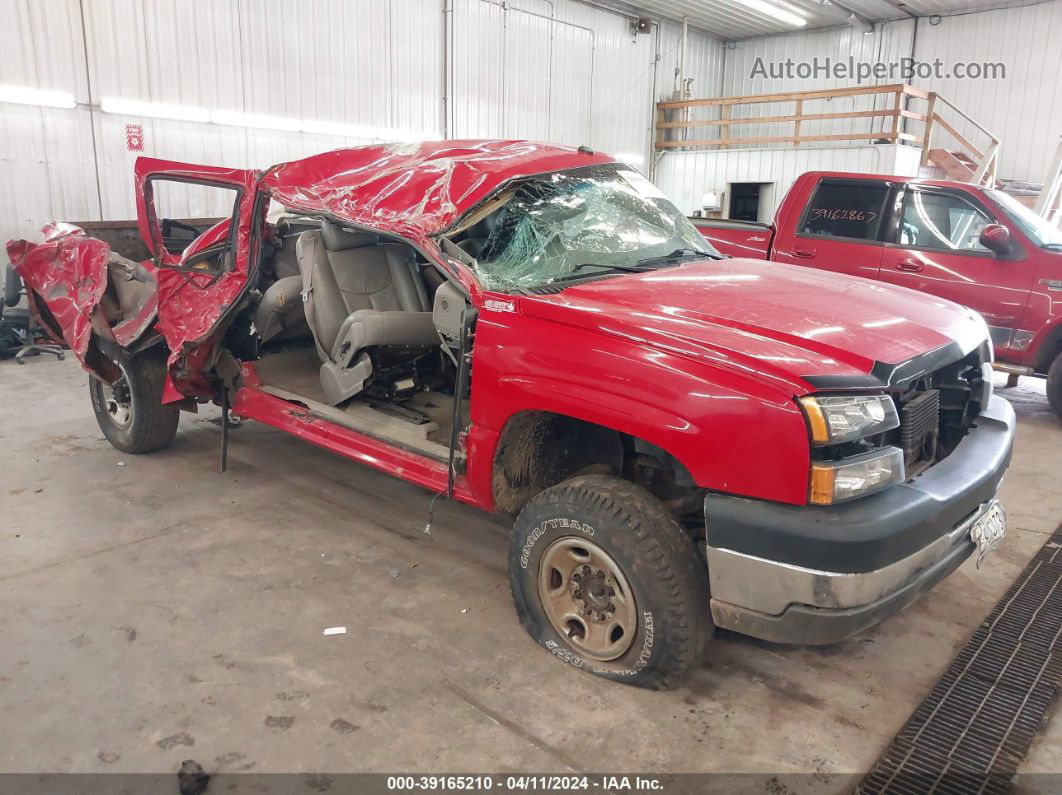 2003 Chevrolet Silverado 2500hd Lt Red vin: 1GCHK29173E372950