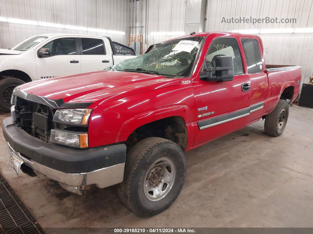 2003 Chevrolet Silverado 2500hd Lt Red vin: 1GCHK29173E372950