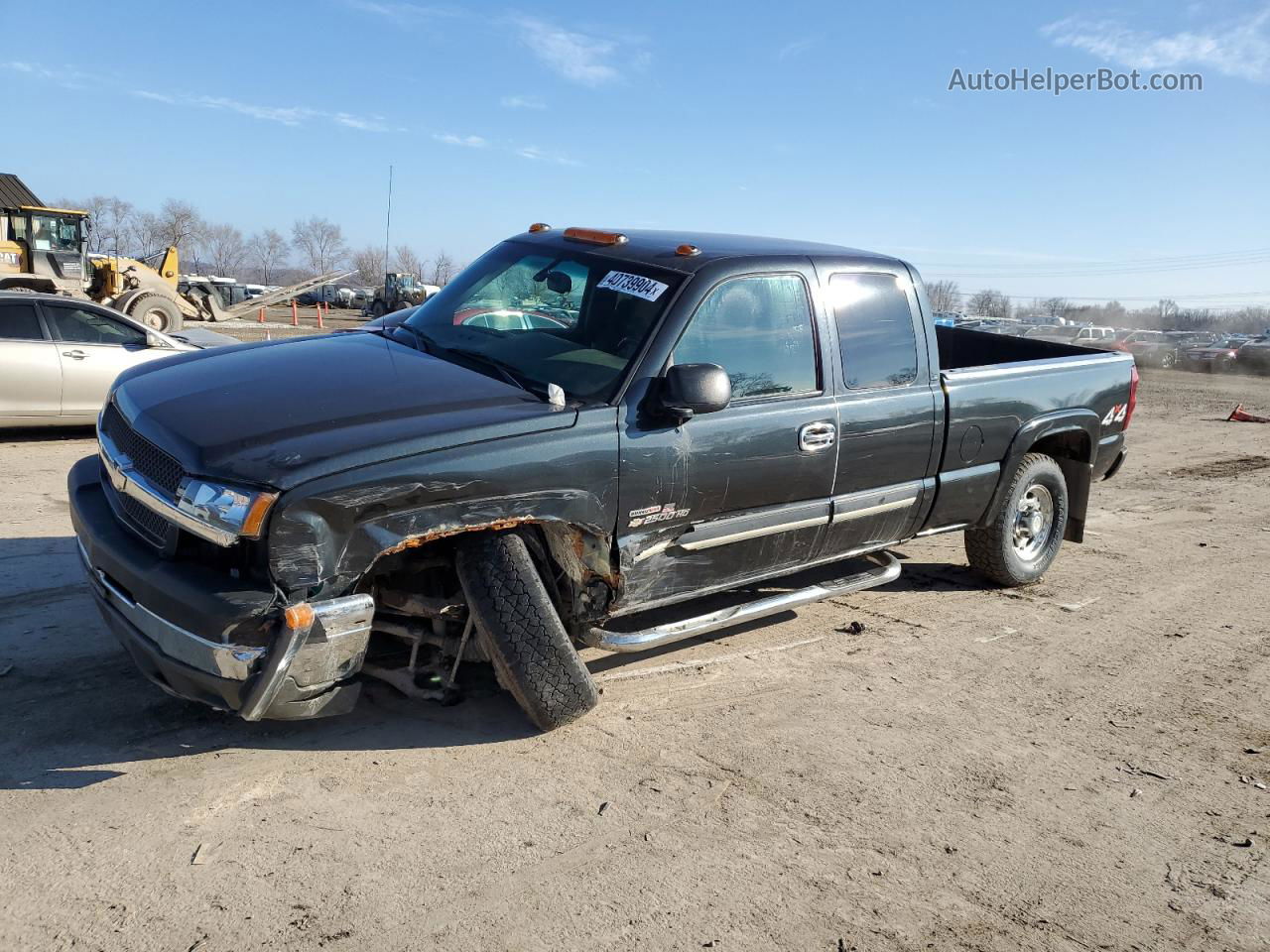 2003 Chevrolet Silverado K2500 Heavy Duty Gray vin: 1GCHK29183E133035