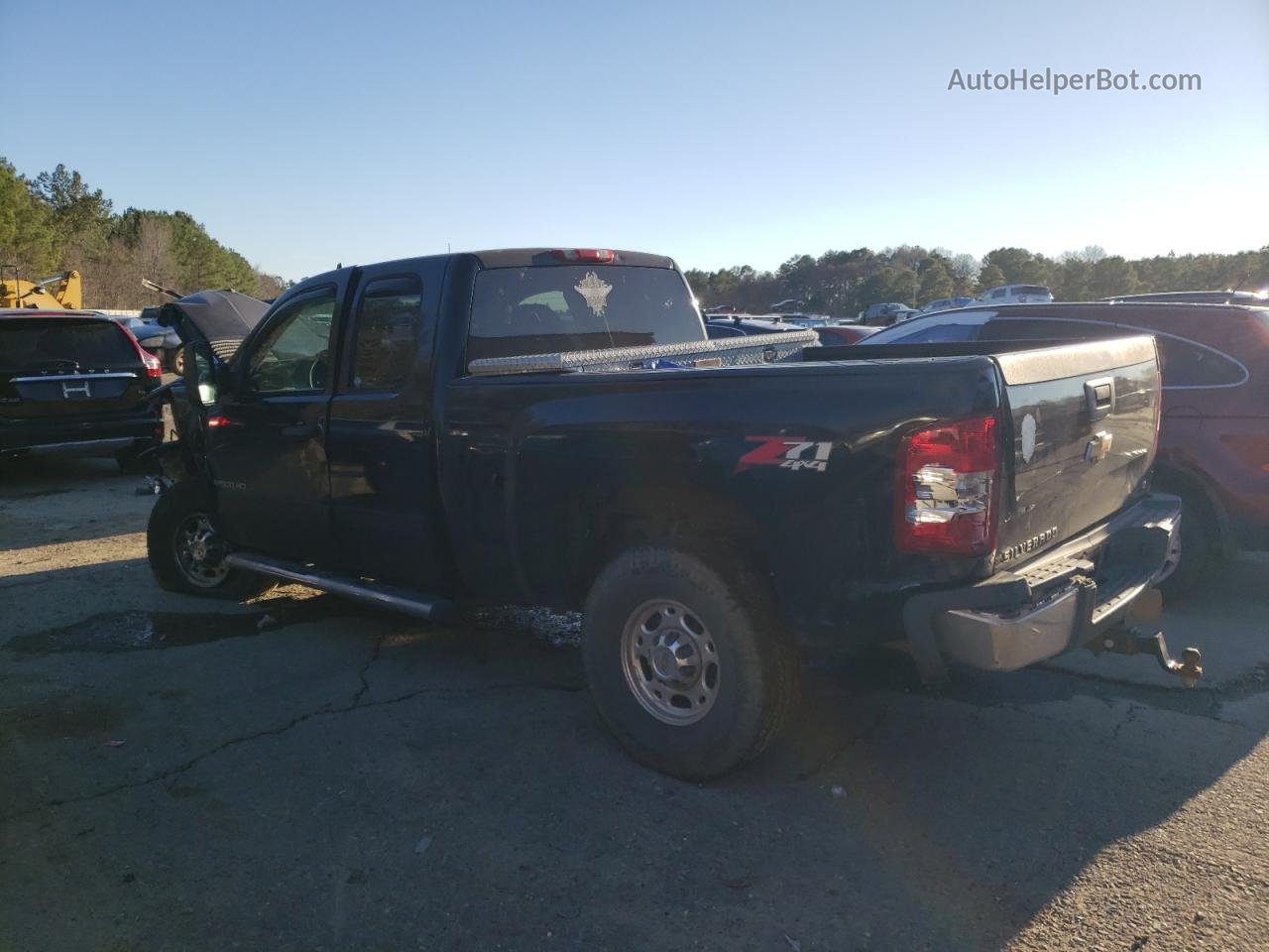 2008 Chevrolet Silverado K2500 Heavy Duty Black vin: 1GCHK29608E192938