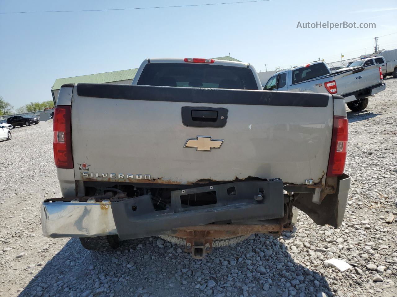 2008 Chevrolet Silverado K2500 Heavy Duty Silver vin: 1GCHK29628E217709