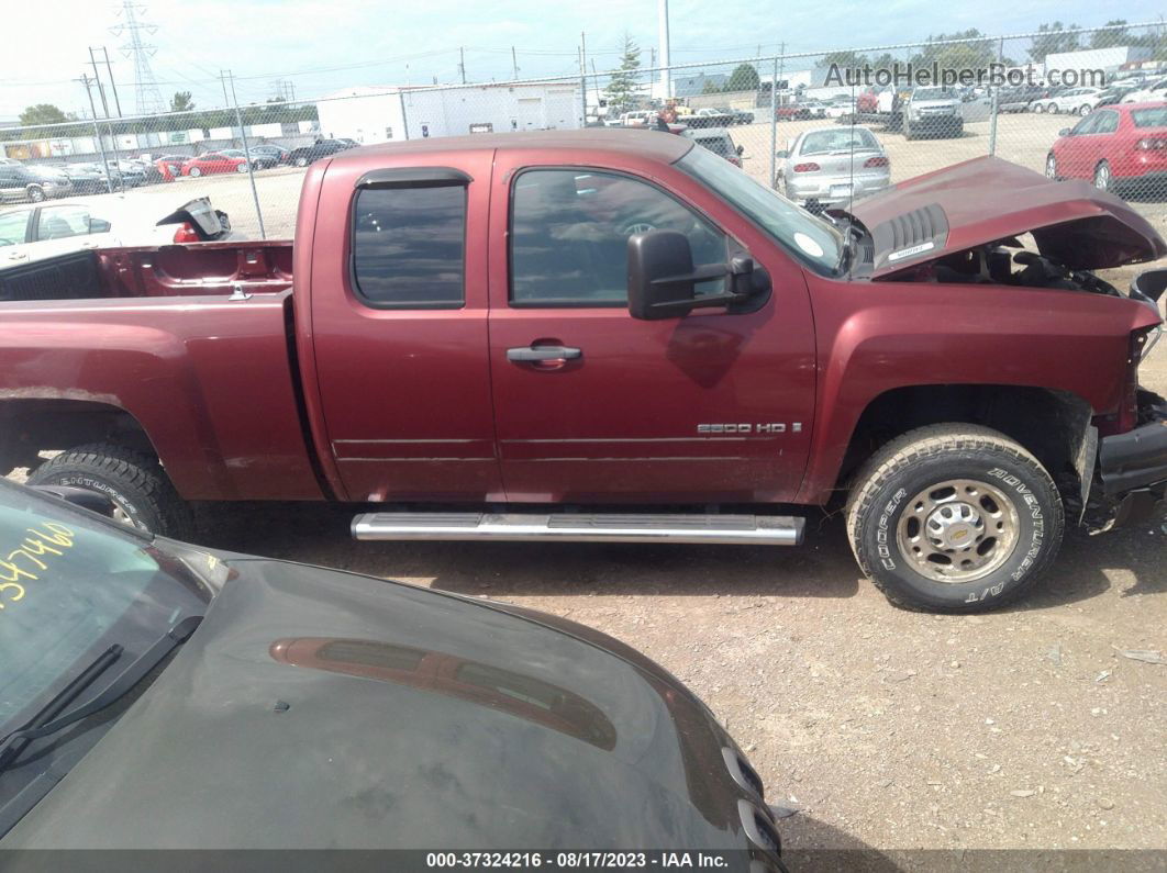 2008 Chevrolet Silverado 2500hd Lt W/1lt Темно-бордовый vin: 1GCHK29K08E117539