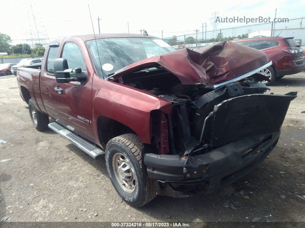 2008 Chevrolet Silverado 2500hd Lt W/1lt Темно-бордовый vin: 1GCHK29K08E117539