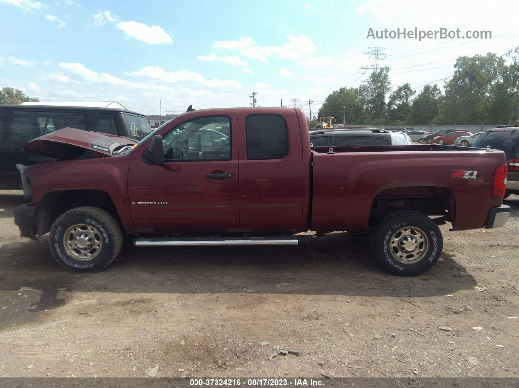 2008 Chevrolet Silverado 2500hd Lt W/1lt Темно-бордовый vin: 1GCHK29K08E117539