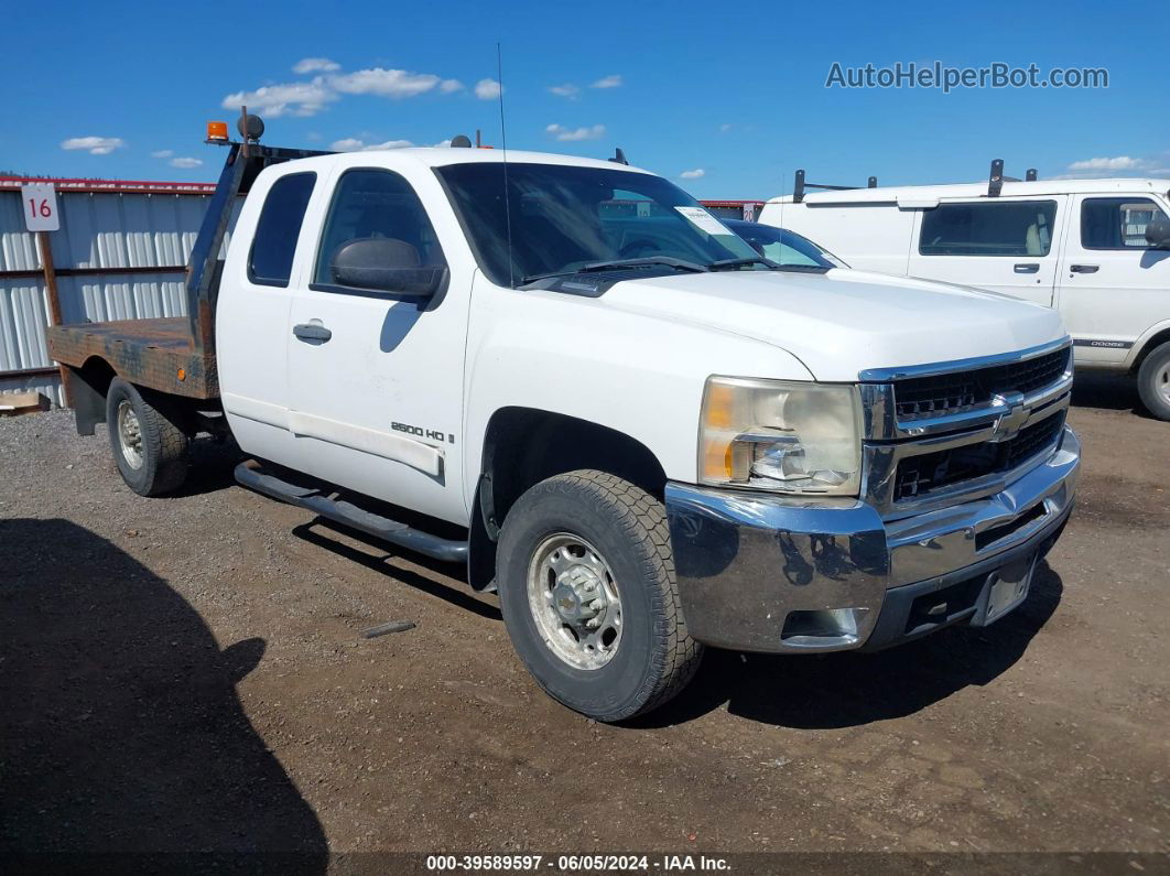 2008 Chevrolet Silverado 2500hd Lt1 White vin: 1GCHK29K38E128230