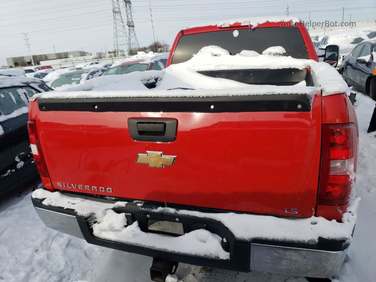 2008 Chevrolet Silverado K2500 Heavy Duty Red vin: 1GCHK29K58E110943