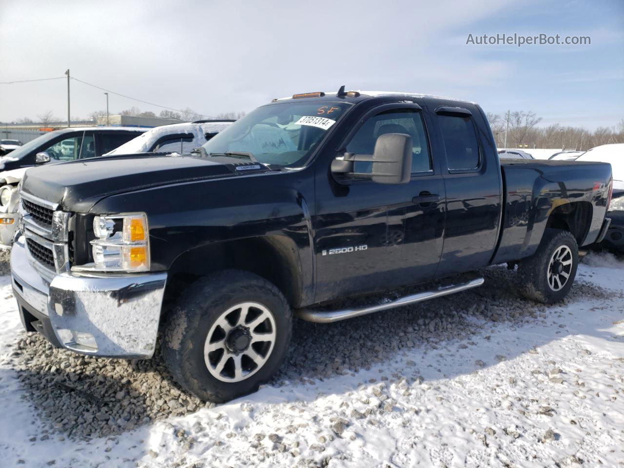 2008 Chevrolet Silverado K2500 Heavy Duty Black vin: 1GCHK29KX8E167381