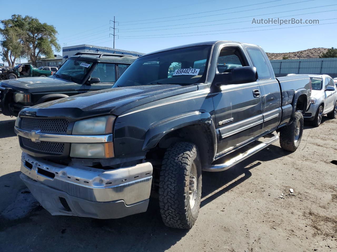 2003 Chevrolet Silverado K2500 Heavy Duty Black vin: 1GCHK29U13E163357