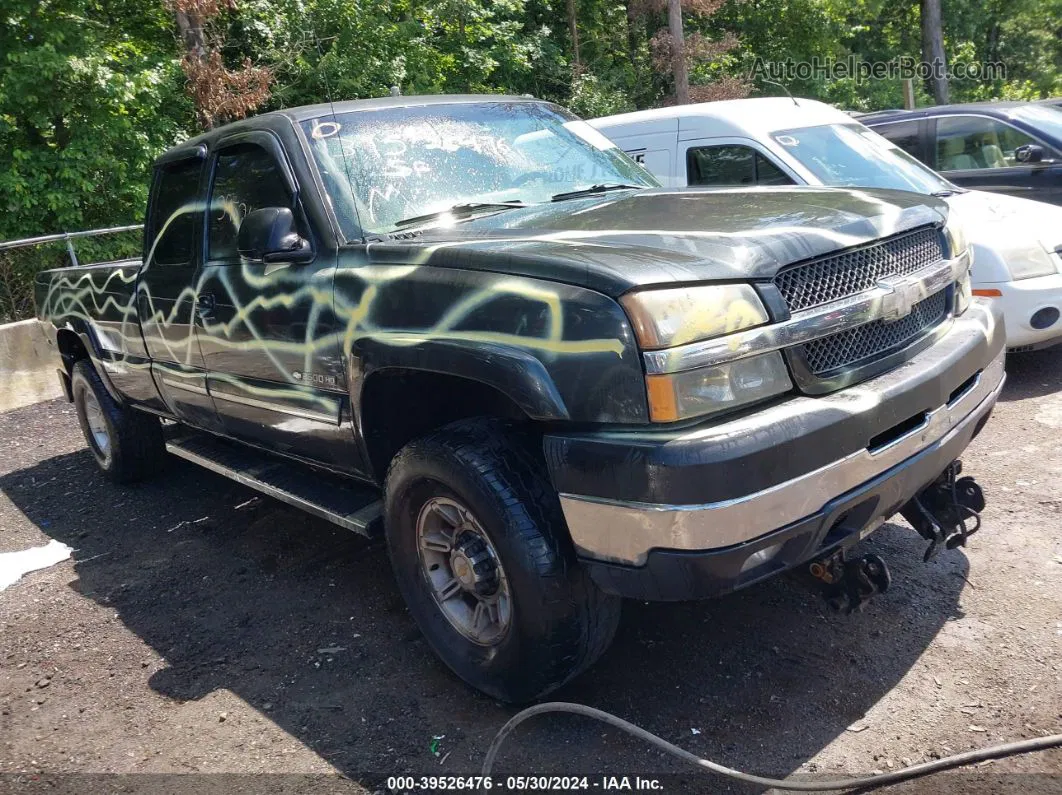 2003 Chevrolet Silverado 2500hd Ls Black vin: 1GCHK29U13E213156