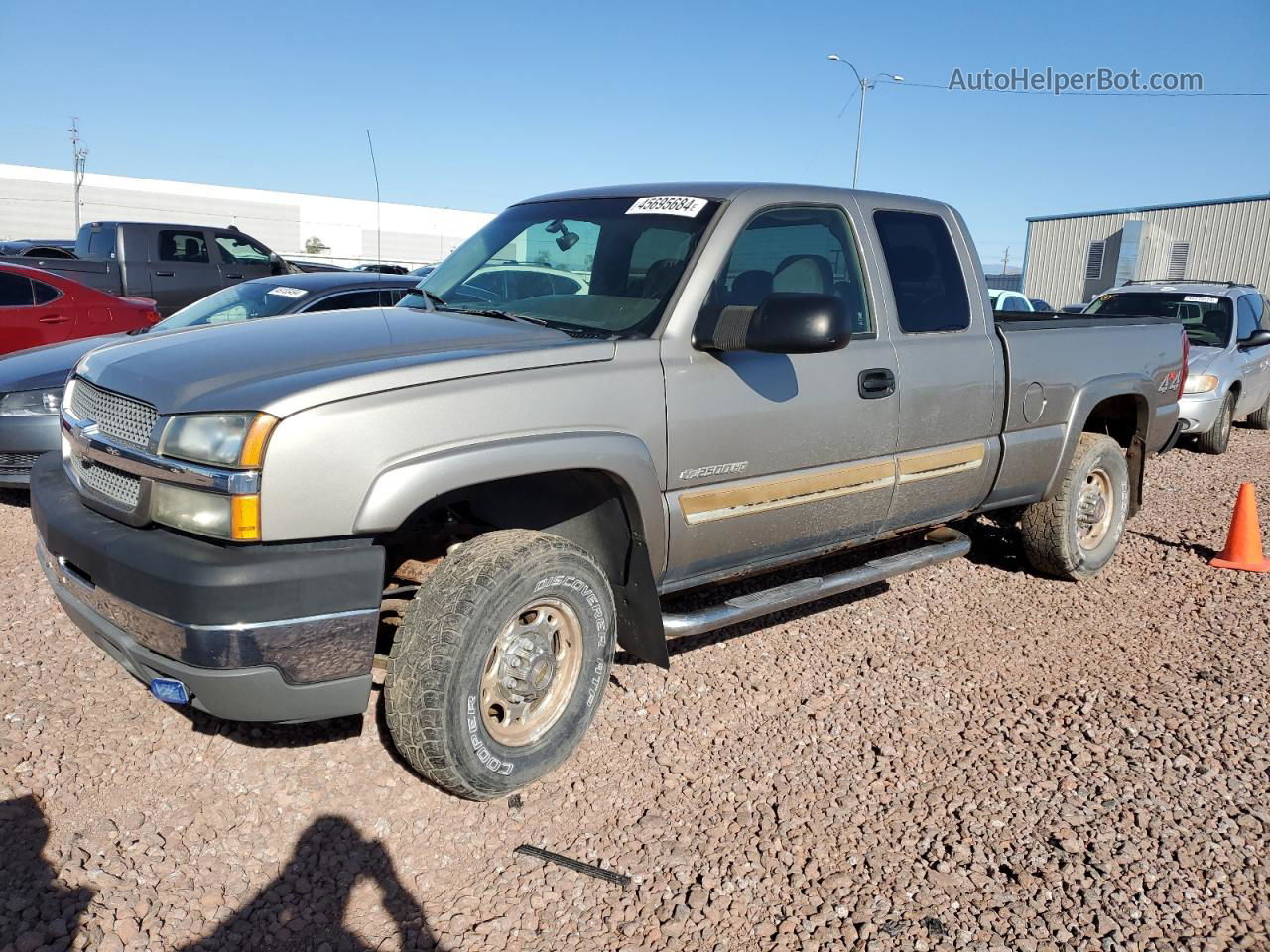 2003 Chevrolet Silverado K2500 Heavy Duty Silver vin: 1GCHK29U43E369210