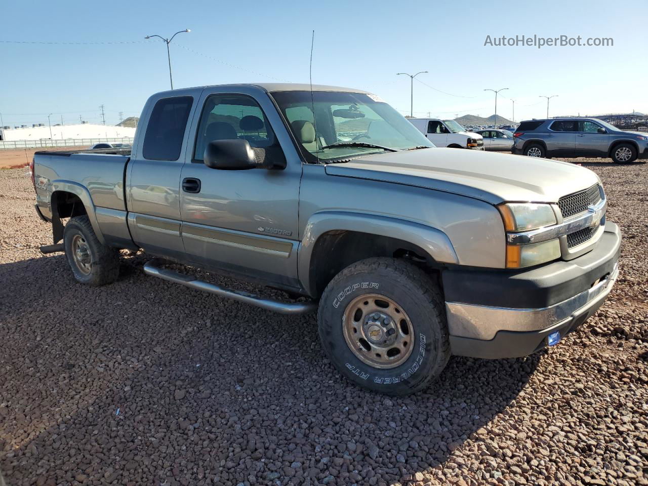 2003 Chevrolet Silverado K2500 Heavy Duty Silver vin: 1GCHK29U43E369210