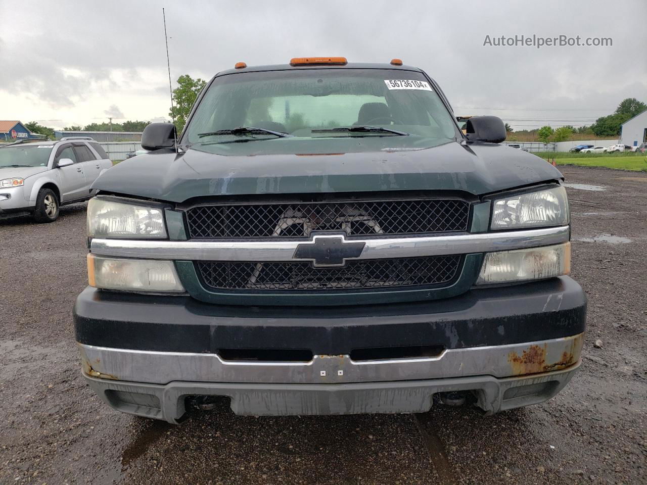 2003 Chevrolet Silverado K2500 Heavy Duty Green vin: 1GCHK29U53E172952