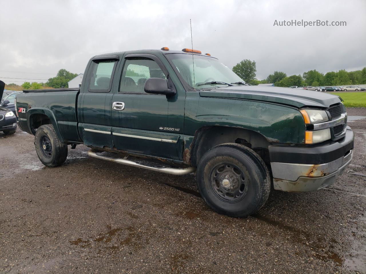 2003 Chevrolet Silverado K2500 Heavy Duty Green vin: 1GCHK29U53E172952