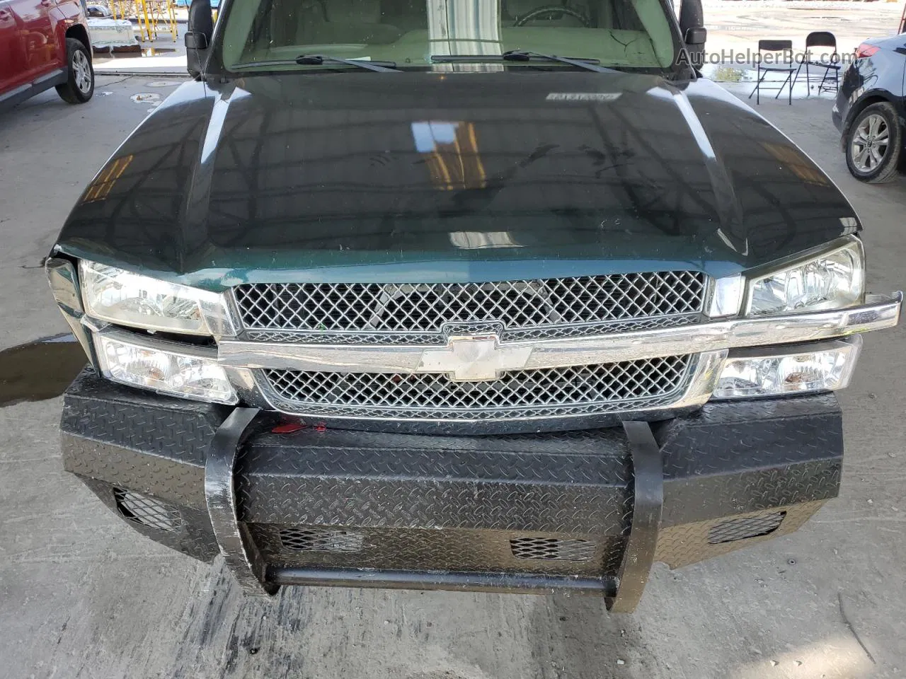 2003 Chevrolet Silverado K2500 Heavy Duty Green vin: 1GCHK29U73E116463