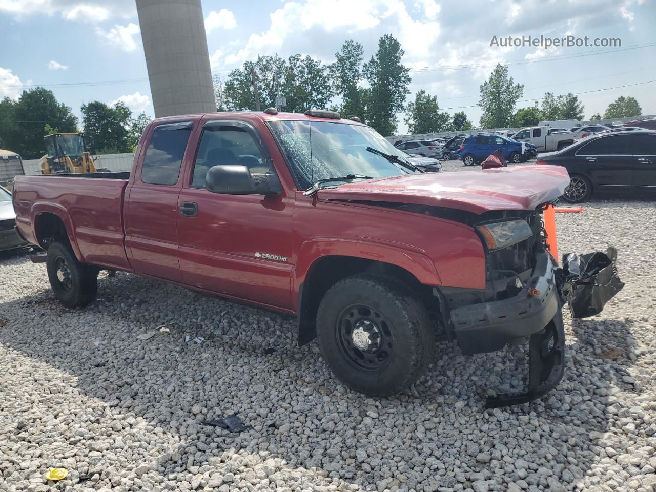 2003 Chevrolet Silverado K2500 Heavy Duty Maroon vin: 1GCHK29U83E288579