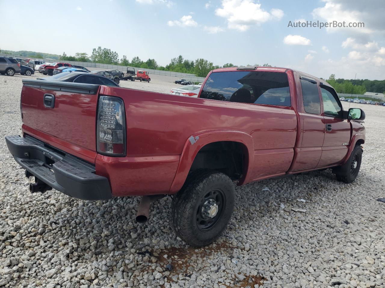 2003 Chevrolet Silverado K2500 Heavy Duty Maroon vin: 1GCHK29U83E288579