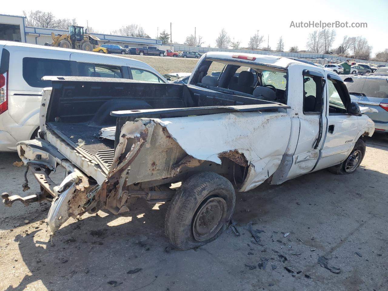 2003 Chevrolet Silverado K2500 Heavy Duty White vin: 1GCHK29U93E264467