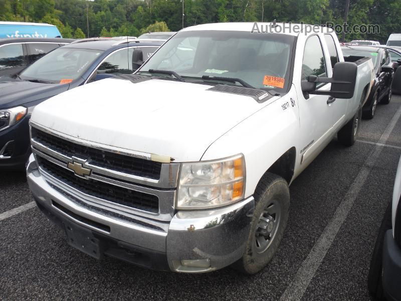 2008 Chevrolet Silverado K3500 White vin: 1GCHK39638E177596