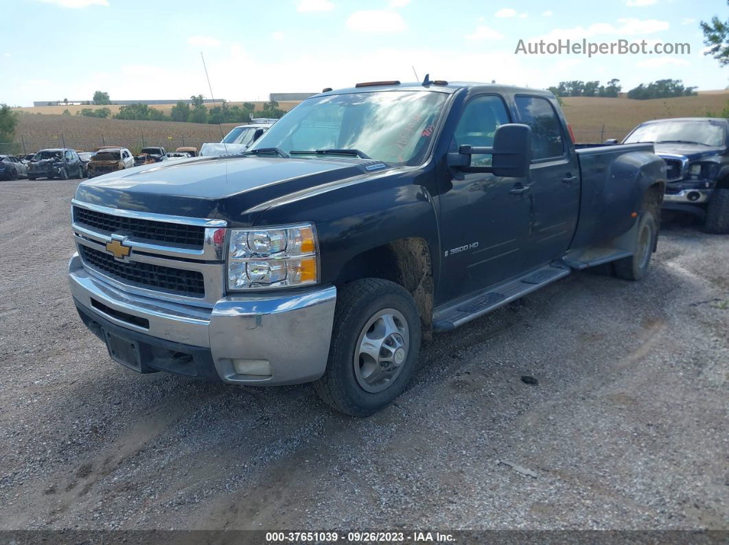 2008 Chevrolet Silverado 3500hd Ltz Black vin: 1GCJK336X8F141120