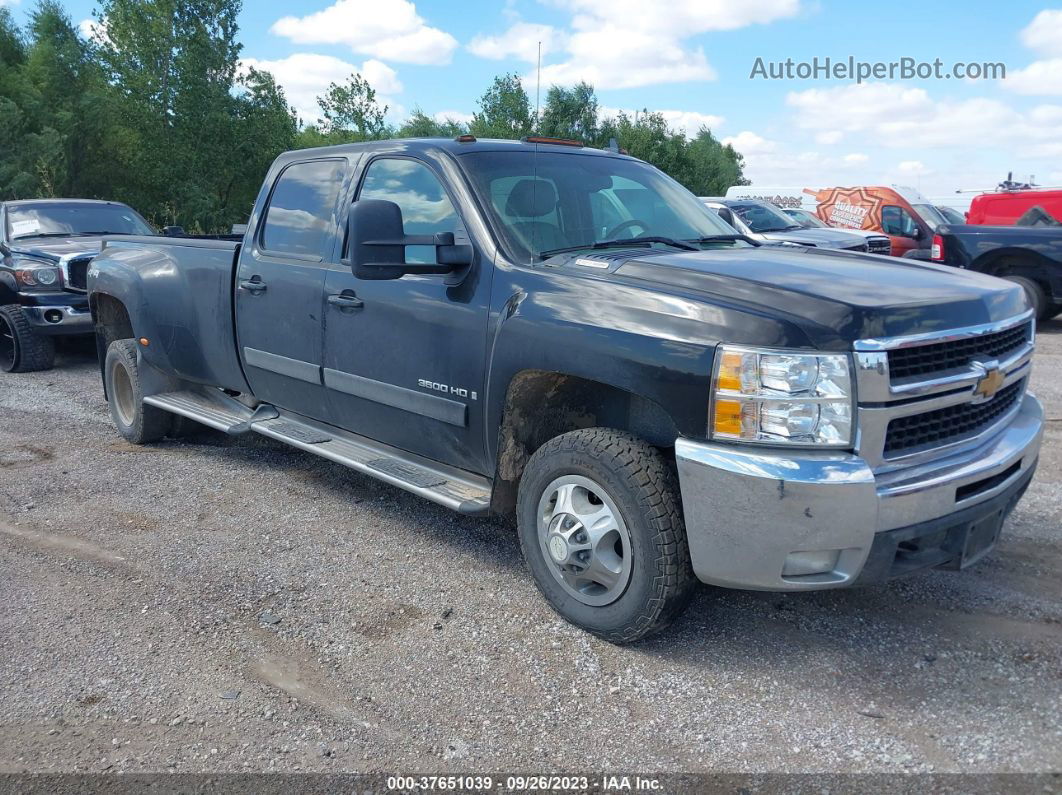 2008 Chevrolet Silverado 3500hd Ltz Black vin: 1GCJK336X8F141120