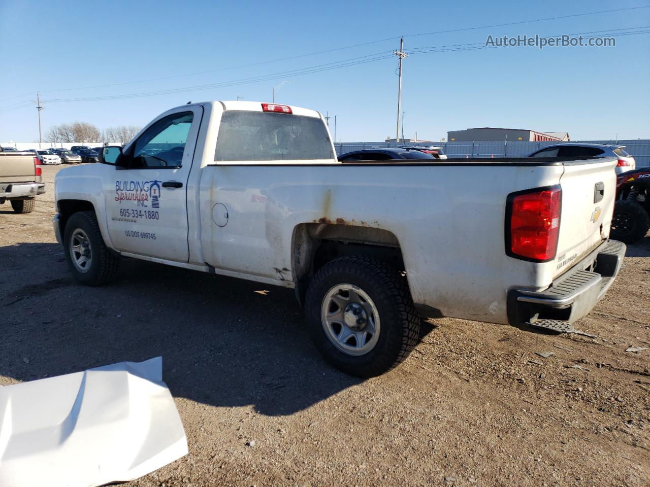 2016 Chevrolet Silverado C1500 White vin: 1GCNCNEC4GZ144850