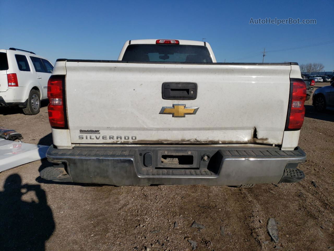 2016 Chevrolet Silverado C1500 White vin: 1GCNCNEC4GZ144850