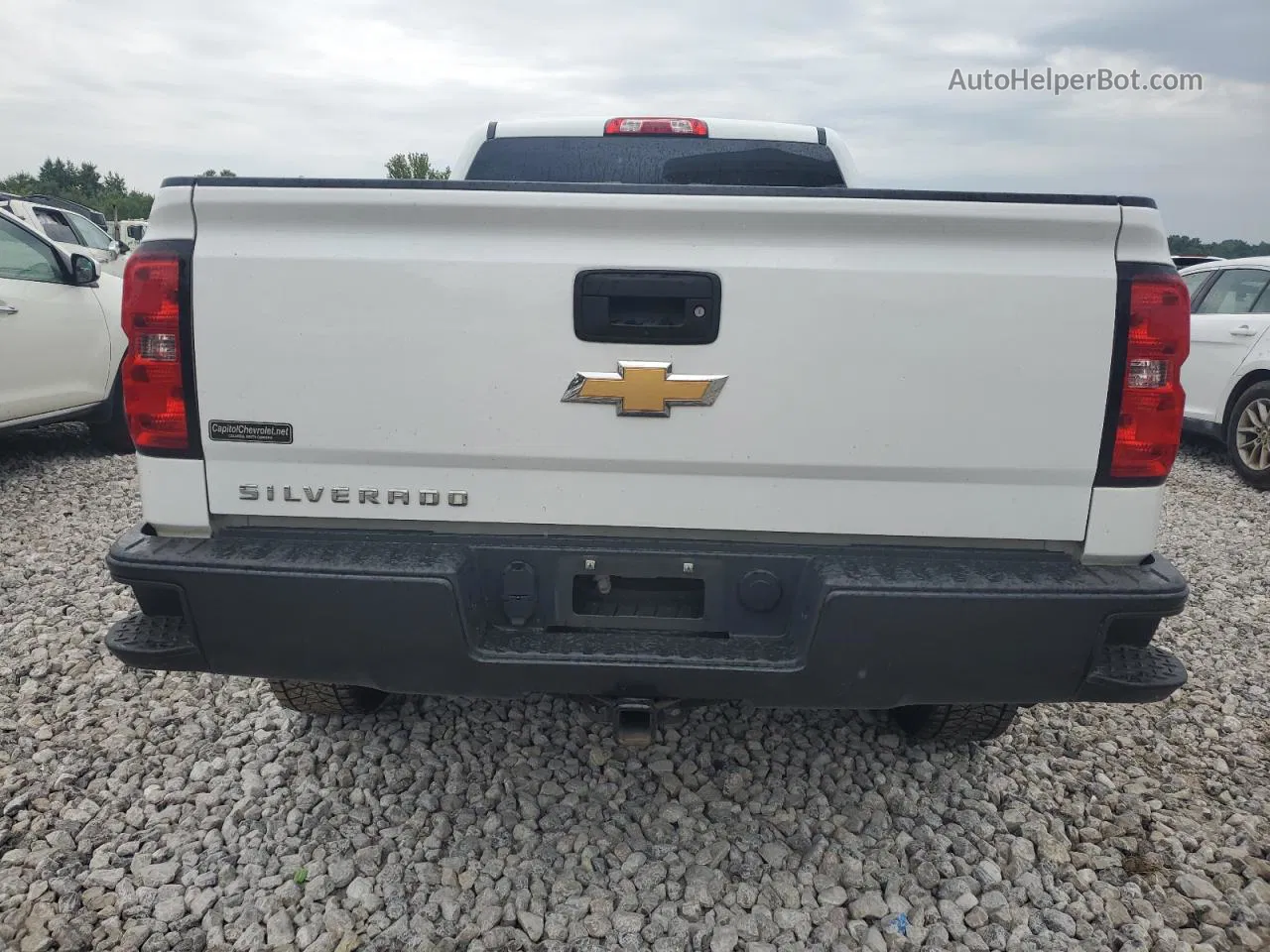 2016 Chevrolet Silverado C1500 White vin: 1GCNCNECXGZ418438