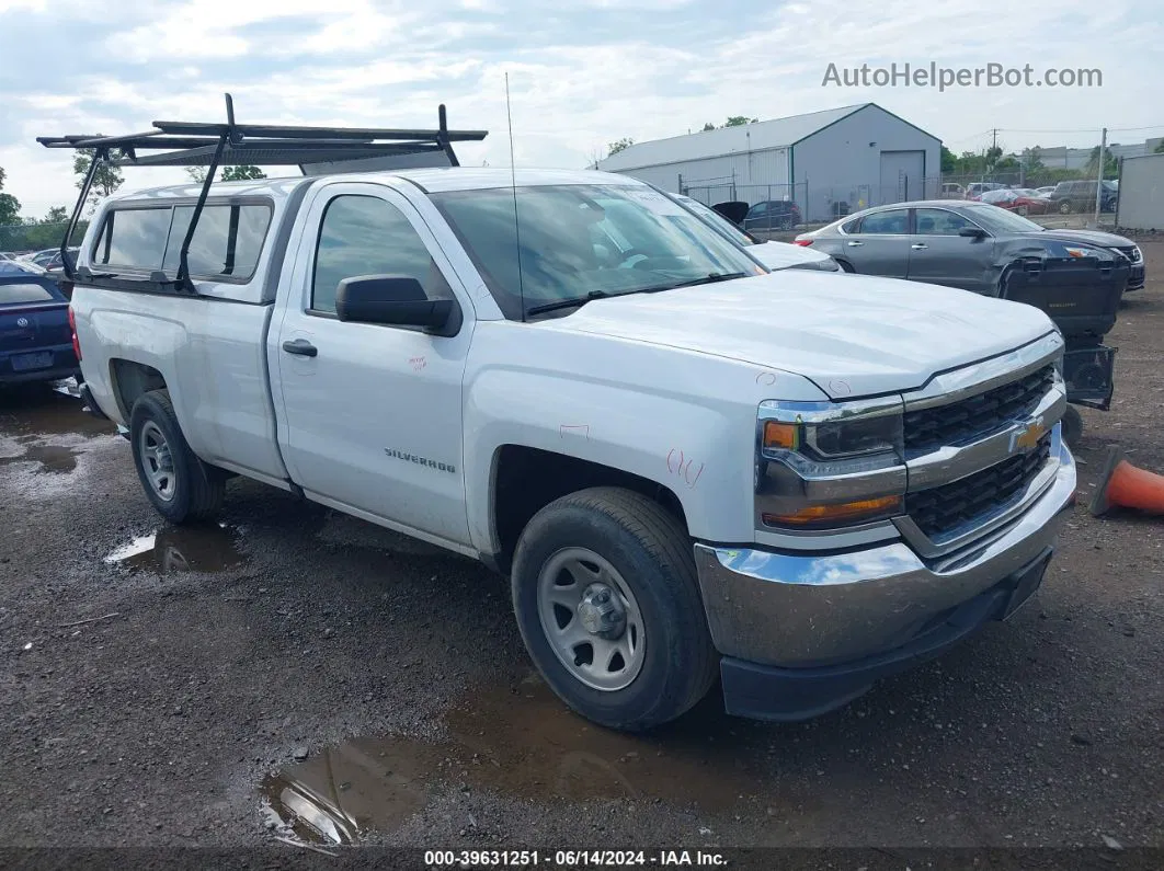 2016 Chevrolet Silverado 1500 Wt White vin: 1GCNCNEH3GZ402836