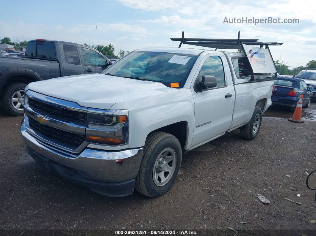 2016 Chevrolet Silverado 1500 Wt White vin: 1GCNCNEH3GZ402836