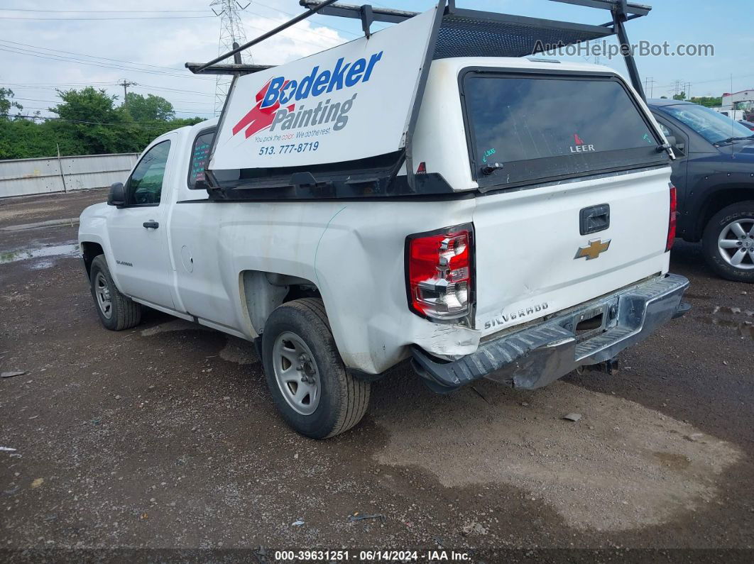 2016 Chevrolet Silverado 1500 Wt White vin: 1GCNCNEH3GZ402836