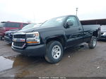 2018 Chevrolet Silverado 1500 Wt Black vin: 1GCNCNEH8JZ221691