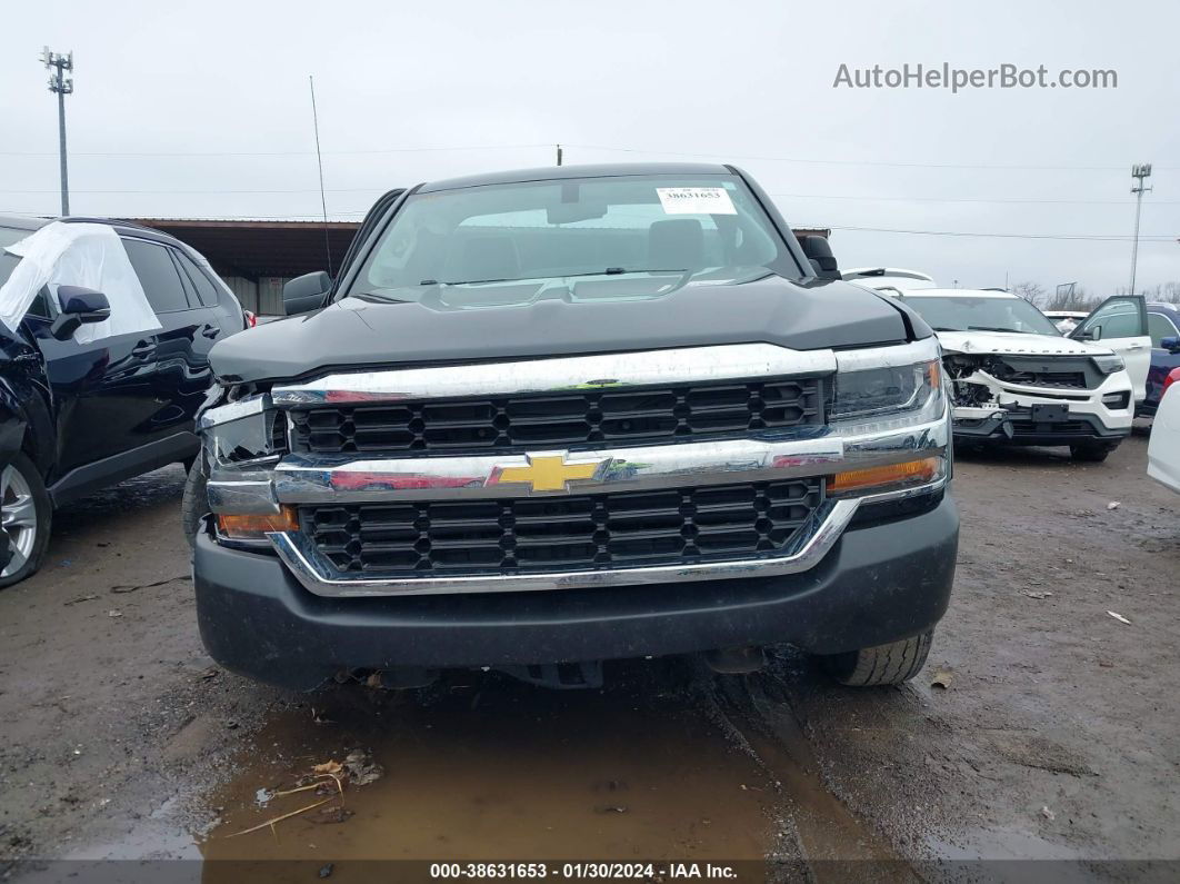 2018 Chevrolet Silverado 1500 Wt Black vin: 1GCNCNEH8JZ221691