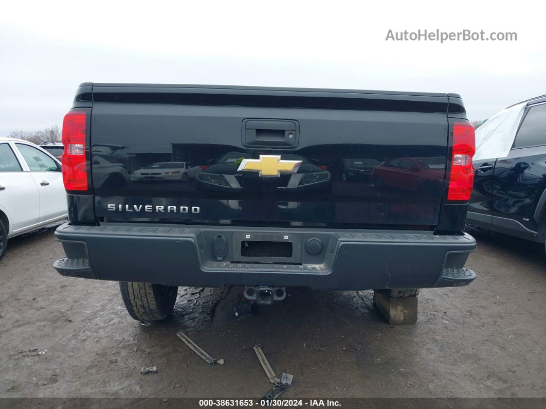 2018 Chevrolet Silverado 1500 Wt Black vin: 1GCNCNEH8JZ221691