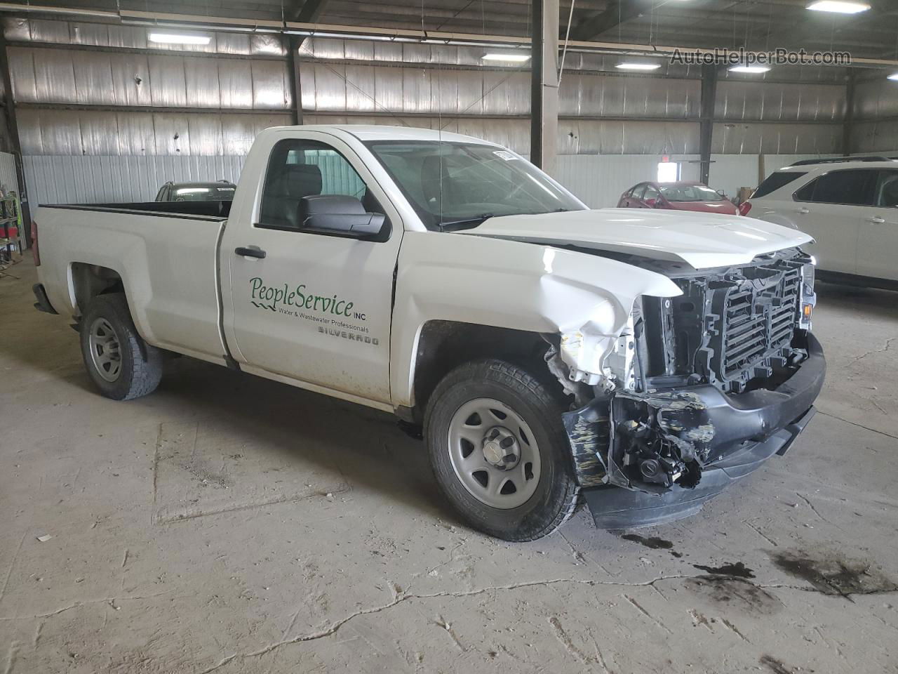 2018 Chevrolet Silverado C1500 White vin: 1GCNCNEH9JZ332170