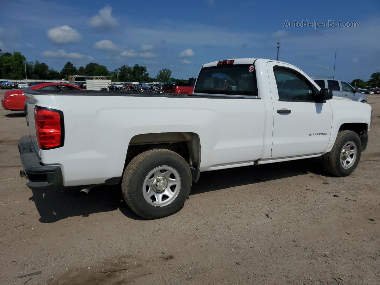 2016 Chevrolet Silverado C1500 Белый vin: 1GCNCNEHXGZ330212