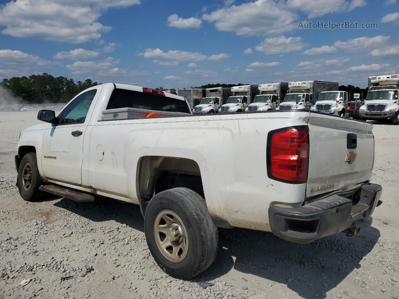 2016 Chevrolet Silverado C1500 Белый vin: 1GCNCNEHXGZ391477