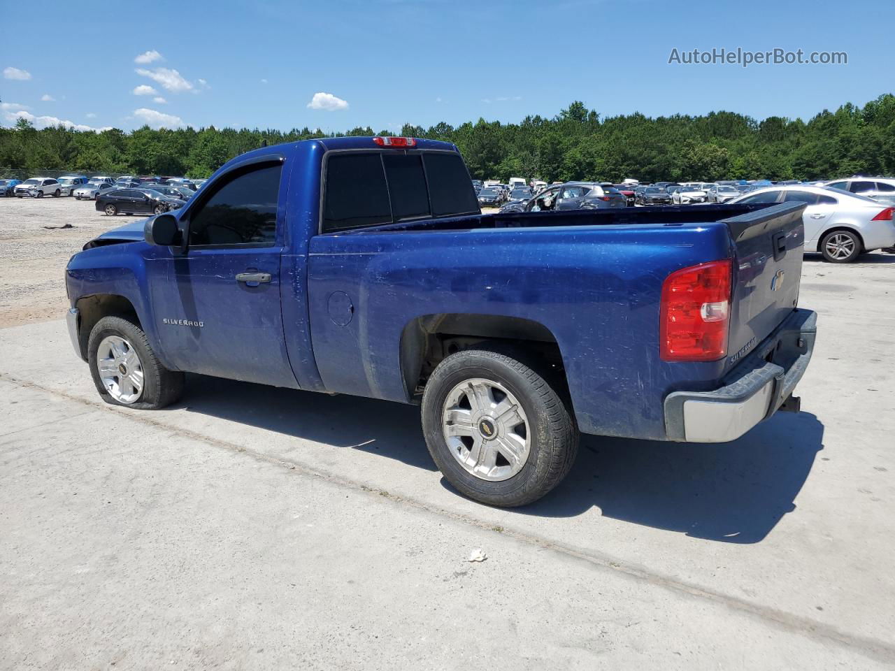 2013 Chevrolet Silverado C1500 Синий vin: 1GCNCPE09DZ125806